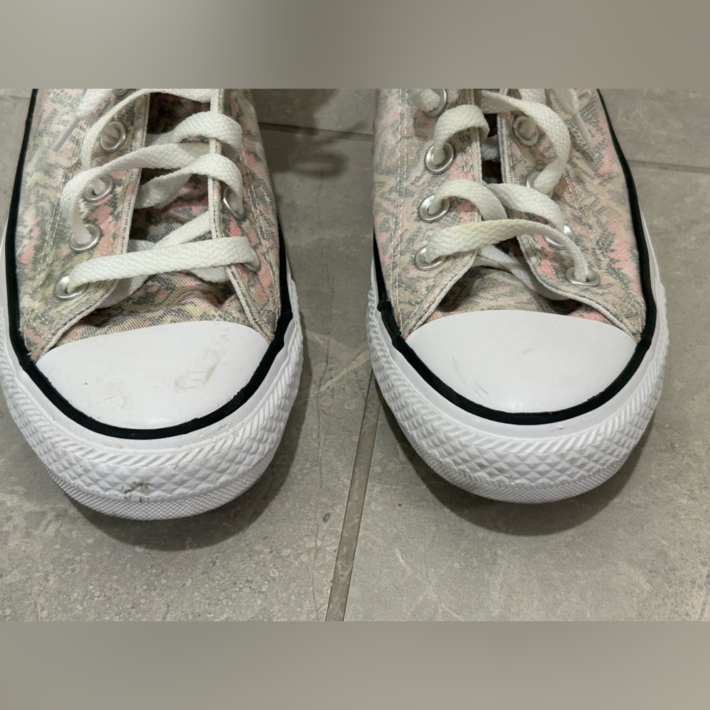 GUC Converse Chuck Taylor All Star High Snake Print Pale Putty Women’s 9 - Picture 4 of 11